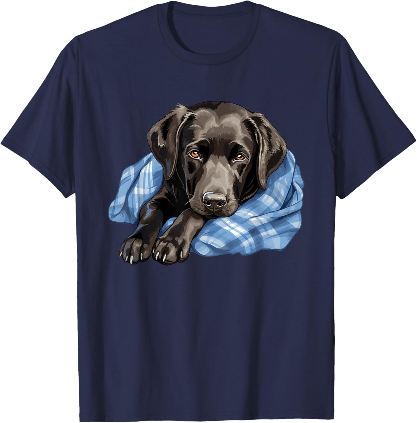 Süßer Hund Offizielles Schlafshirt Labrador Retriever Hunde T-Shirt - T-Shirt | Navy