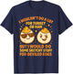 I’d Do Sketchy Stuff Deviled Eggs Funny Thanksgiving Party T-Shirt - T-Shirt | Navy