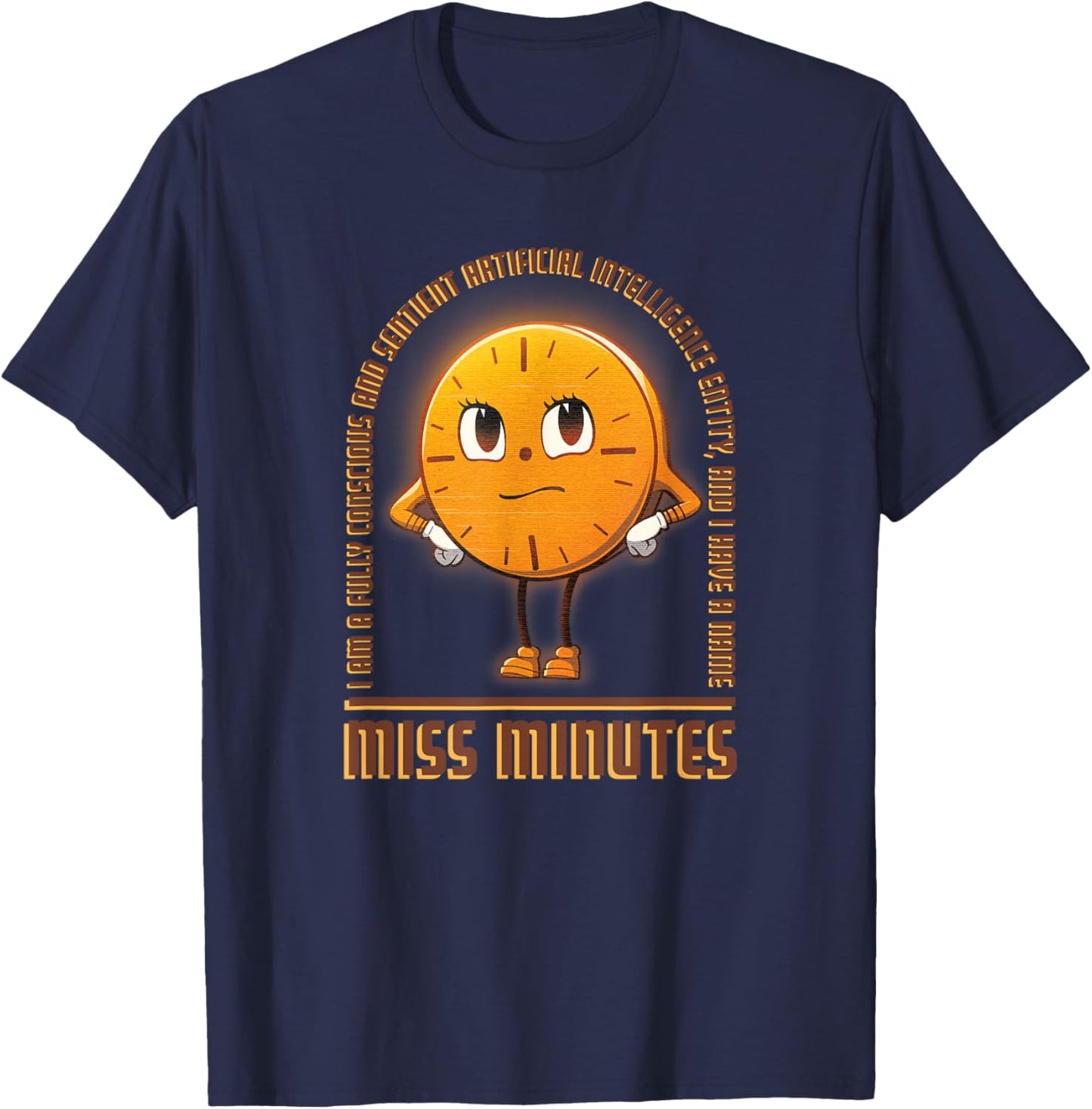 Marvel Studios Loki Season 2 TVA Miss Minutes I Have a Name T-Shirt - T-Shirt | Navy