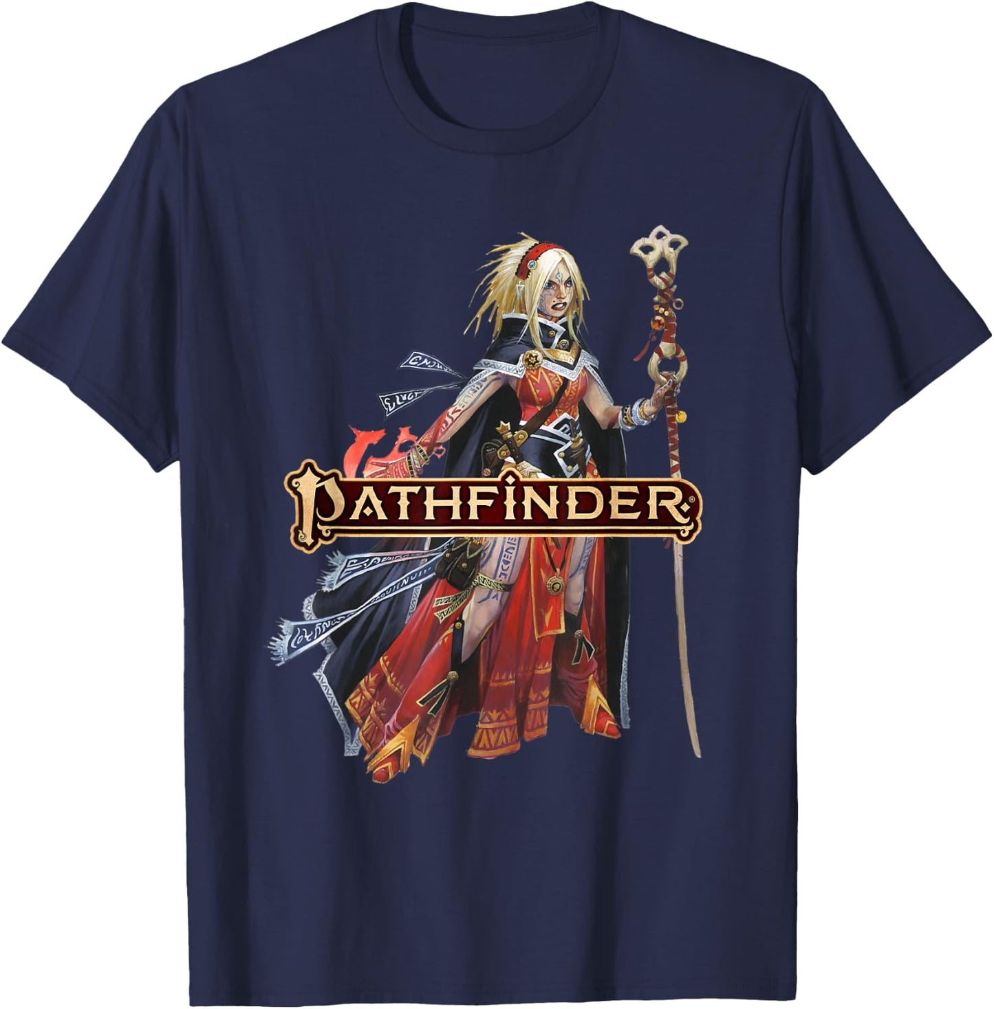 Pathfinder: Seoni the Sorcerer T-Shirt - T-Shirt | Navy