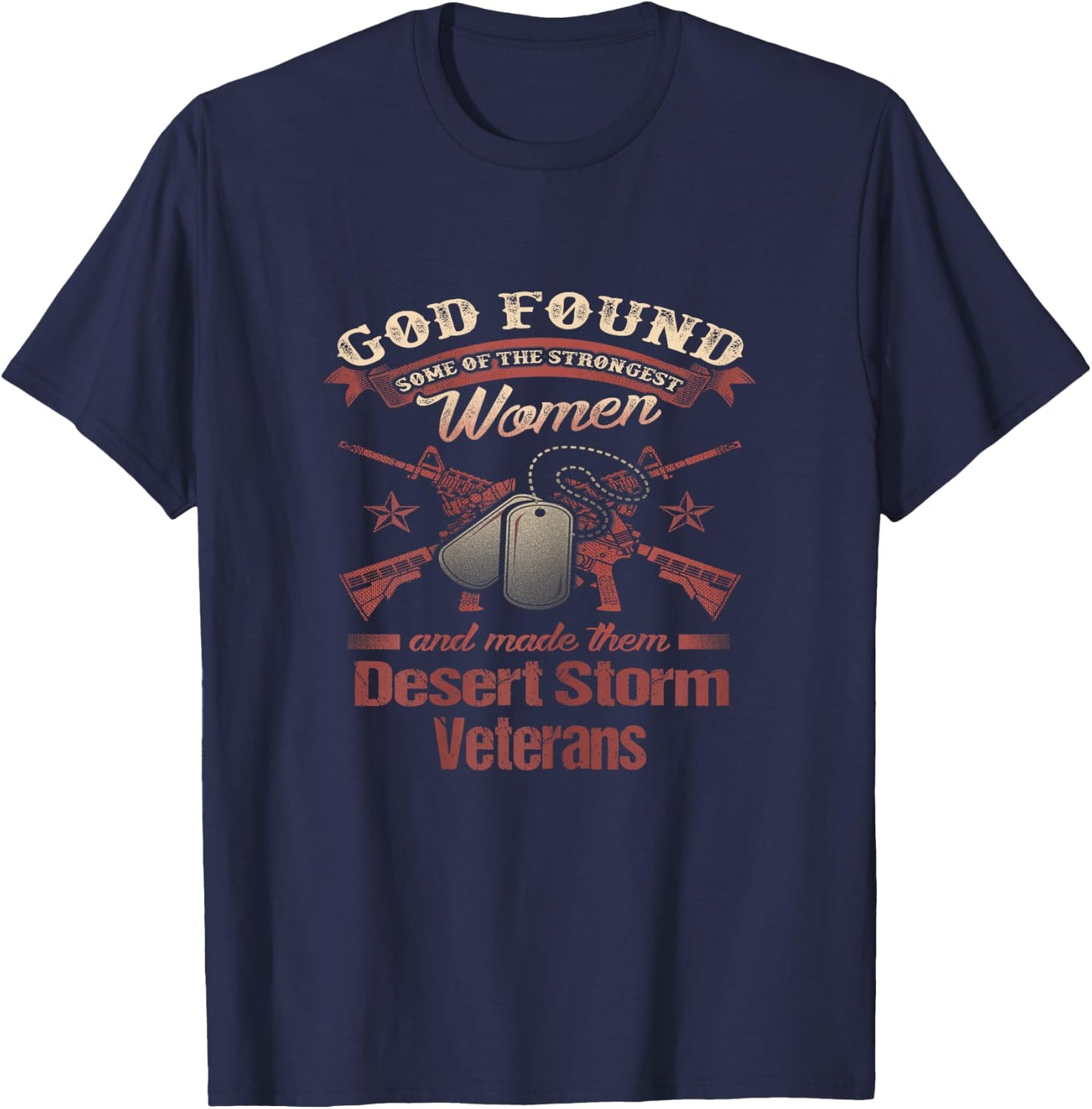 Women Veteran Operation Desert Storm Persian Gulf War T-Shirt - T-Shirt | Navy