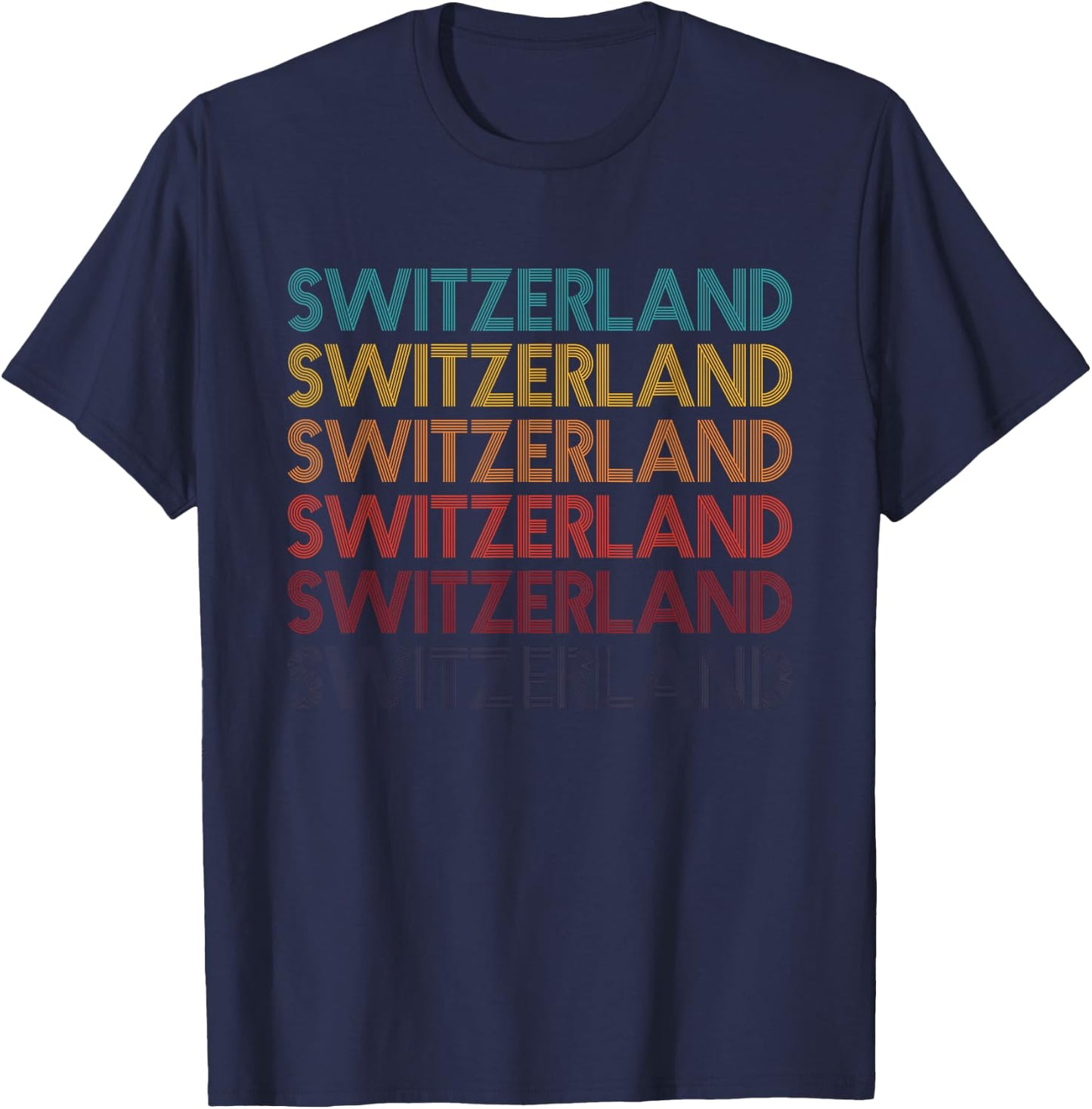 Vintage Switzerland T-Shirt - T-Shirt | Navy