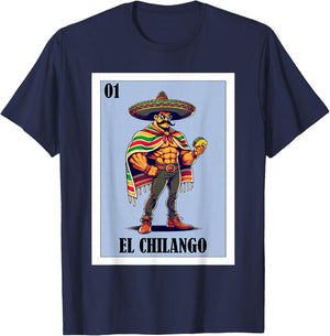 Funny Ciudad de México Mexican Design - El Chilango T-Shirt - T-Shirt | Navy