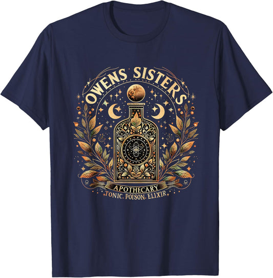 Halloween Sisters Practical Magic Girls Womans T-Shirt - T-Shirt | Navy