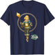 The Legend of Zelda Tears Of The Kingdom Zelda Runes Circle T-Shirt - T-Shirt | Navy