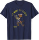 Disney The Muppets Show I'm Here To Party Rizzo Retro Poster T-Shirt - T-Shirt | Navy