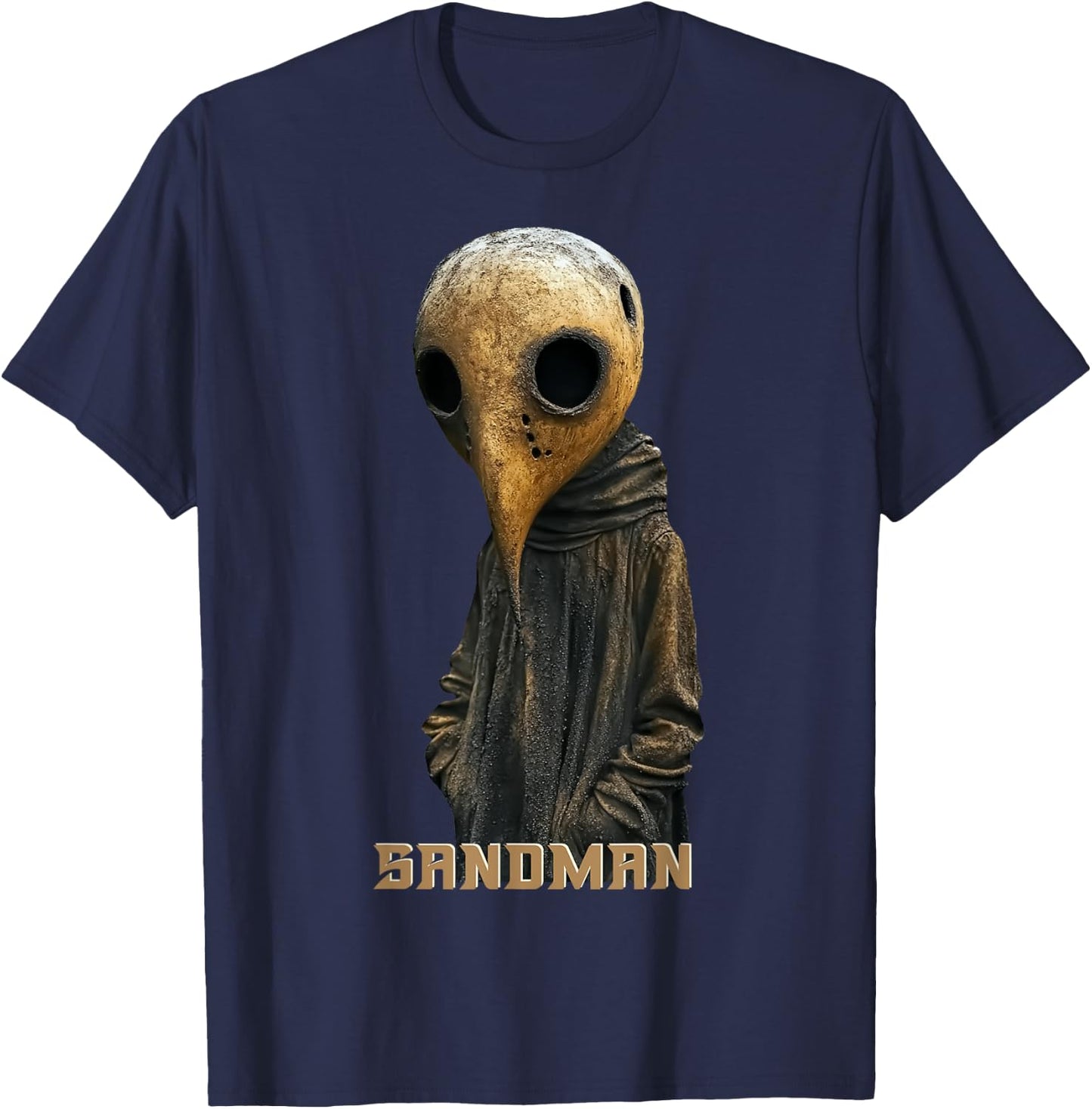 Sandman Mask Lord of Dreams Halloween Morpheus Comic Con T-Shirt - T-Shirt | Navy