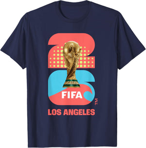 FIFA World CUP26 Los Angeles Trophy Color T-Shirt - T-Shirt | Navy