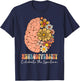 Neurodiversity celebrate the spectrum Brain Autism Awareness T-Shirt - T-Shirt | Navy