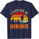 I'd Rather Be Hiking T-Shirt - T-Shirt | Navy