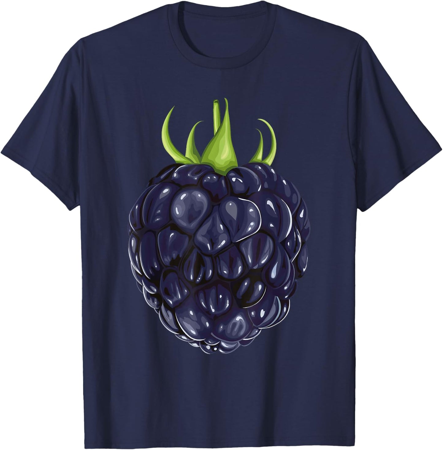 Blackberry Shirt Adult Men Women Kids Blackberry Costume T-Shirt - T-Shirt | Navy