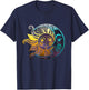 Live By The Sun Love By The Moon Spirituality Gift Bohemian T-Shirt - T-Shirt | Navy