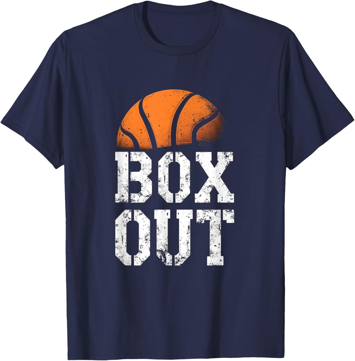 BOX OUT Basketball T-Shirt - T-Shirt | Navy