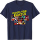 Mortal Kombat Classic Choose Your Fighter T-Shirt - T-Shirt | Navy