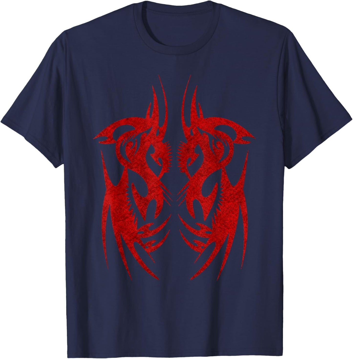 Maori Tribal Tattoo Polynesian Culture Pattern Art T-Shirt - T-Shirt | Navy