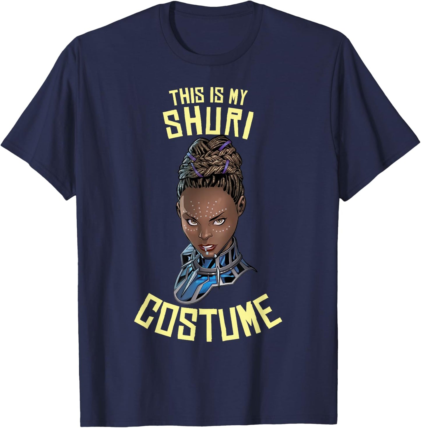 Marvel Black Panther This is My Shuri Costume Halloween T-Shirt - T-Shirt | Navy