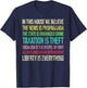 In This House We Believe The News Is Propaganda T-Shirt - T-Shirt | Navy