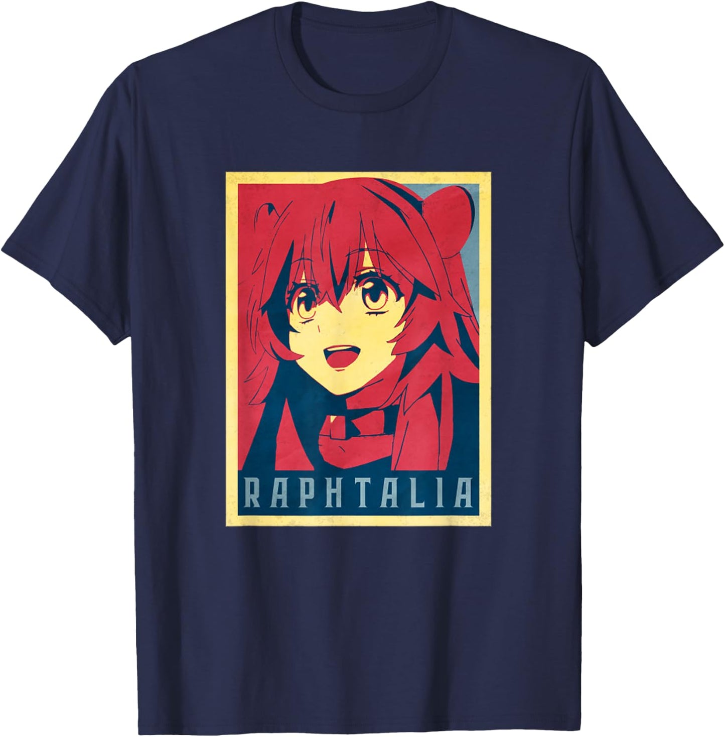 Art Rising of The Shield Anime Hero T-Shirt - T-Shirt | Navy