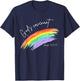 God's Covenant Genesis 9:13-15 Rainbow God's Believers T-Shirt - T-Shirt | Navy