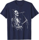 Skeleton Guitar Guy Rock And Roll Band Rock On T-Shirt - T-Shirt | Navy