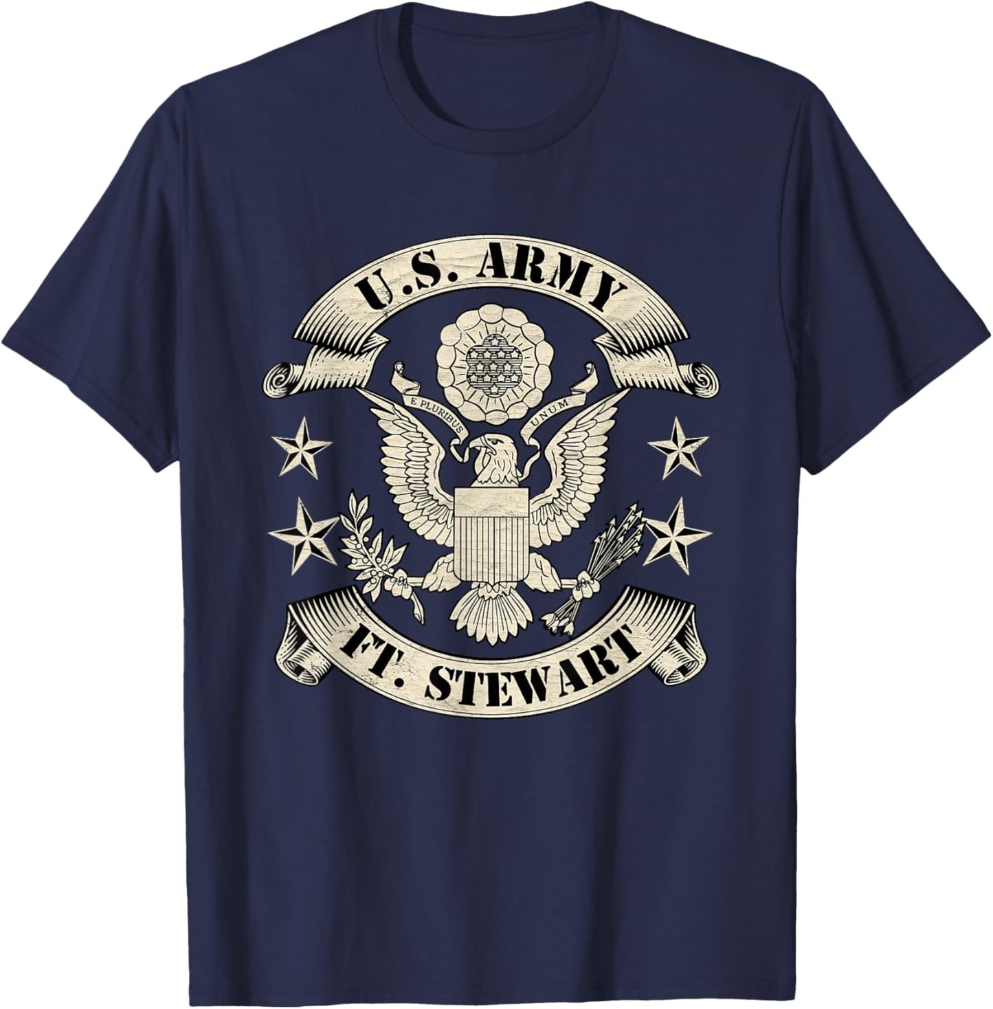 Fort Stewart 3rd Infantry Division Ft Stewart Georgia GA T-Shirt - T-Shirt | Navy