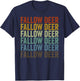 Fallow Deer Retro T-Shirt - T-Shirt | Navy