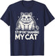 Chubby Chunky Cats Funny Stop Fat Shaming My Cat T-Shirt - T-Shirt | Navy