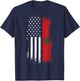 Moorish American Flag - Pride Morocco USA Shirt T-Shirt - T-Shirt | Navy