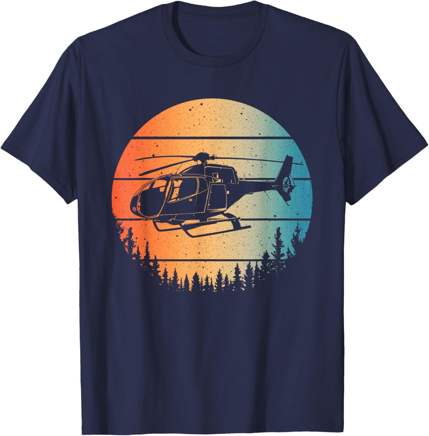 Cute Helicopter Art Women Aviator Helicopter Pilot T-Shirt - T-Shirt | Navy