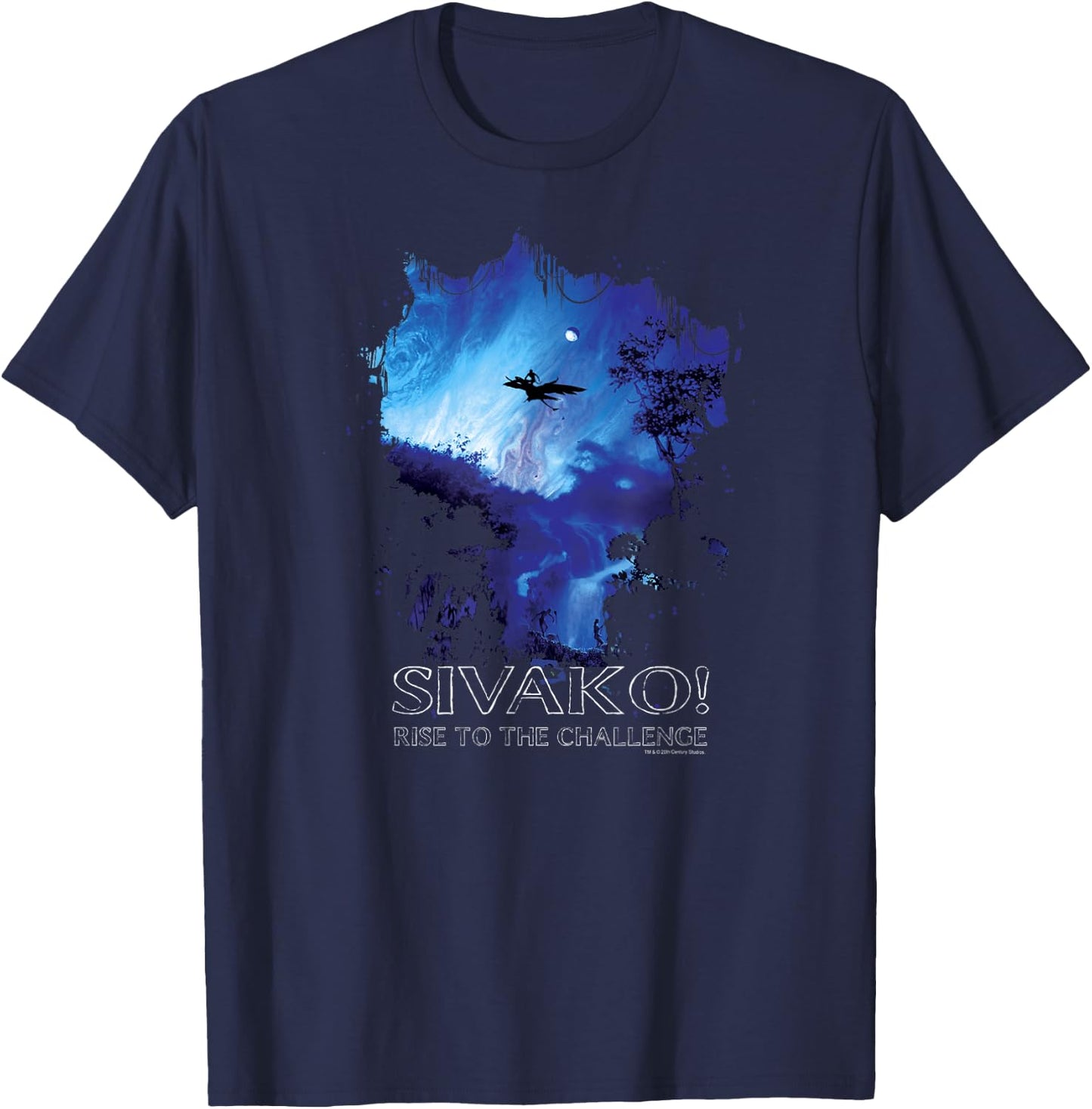 Avatar Sivako Rise To The Challenge Poster T-Shirt - T-Shirt | Navy