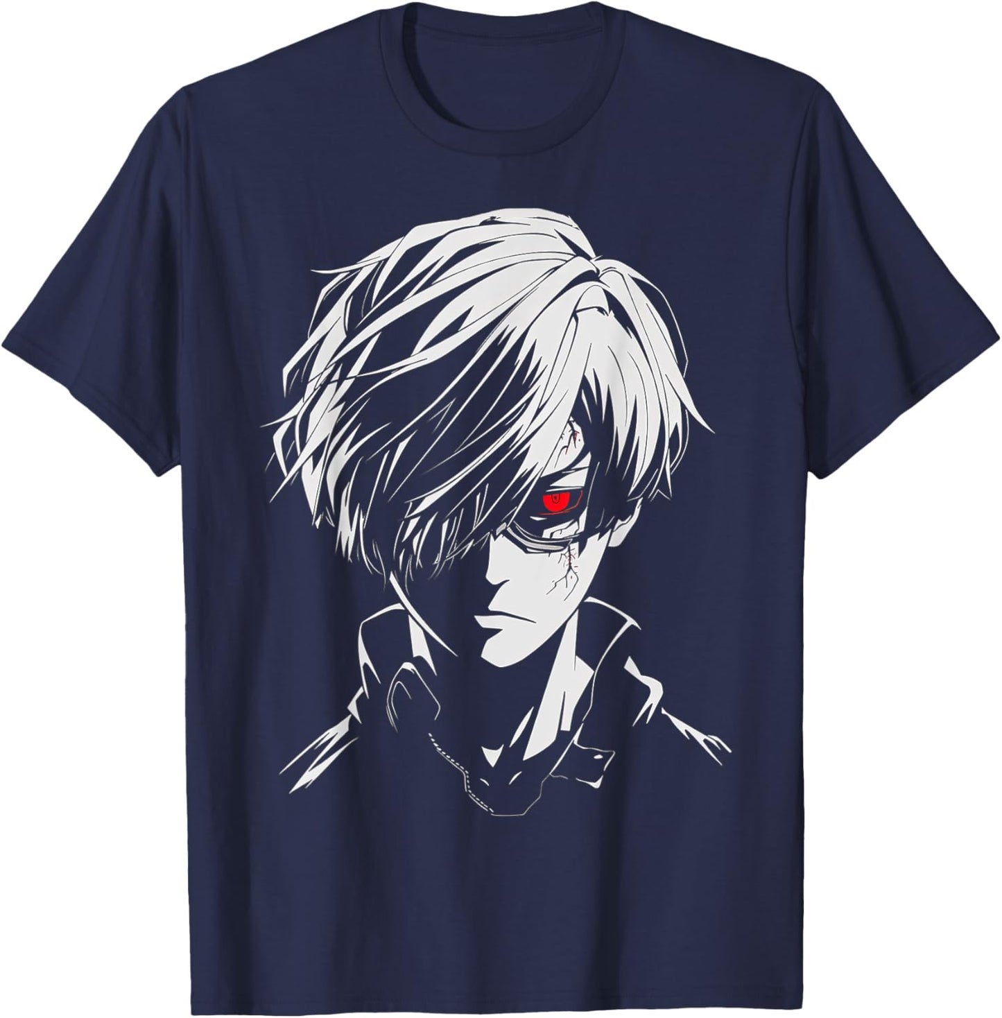 Anime Manga Graphic Art Anime T-Shirt - T-Shirt | Navy