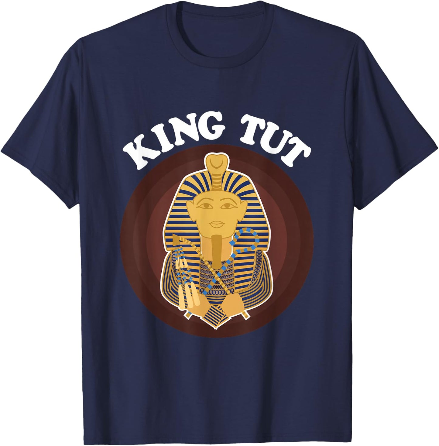 King Tut - Egyptian Pharaoh T-Shirt - T-Shirt | Navy