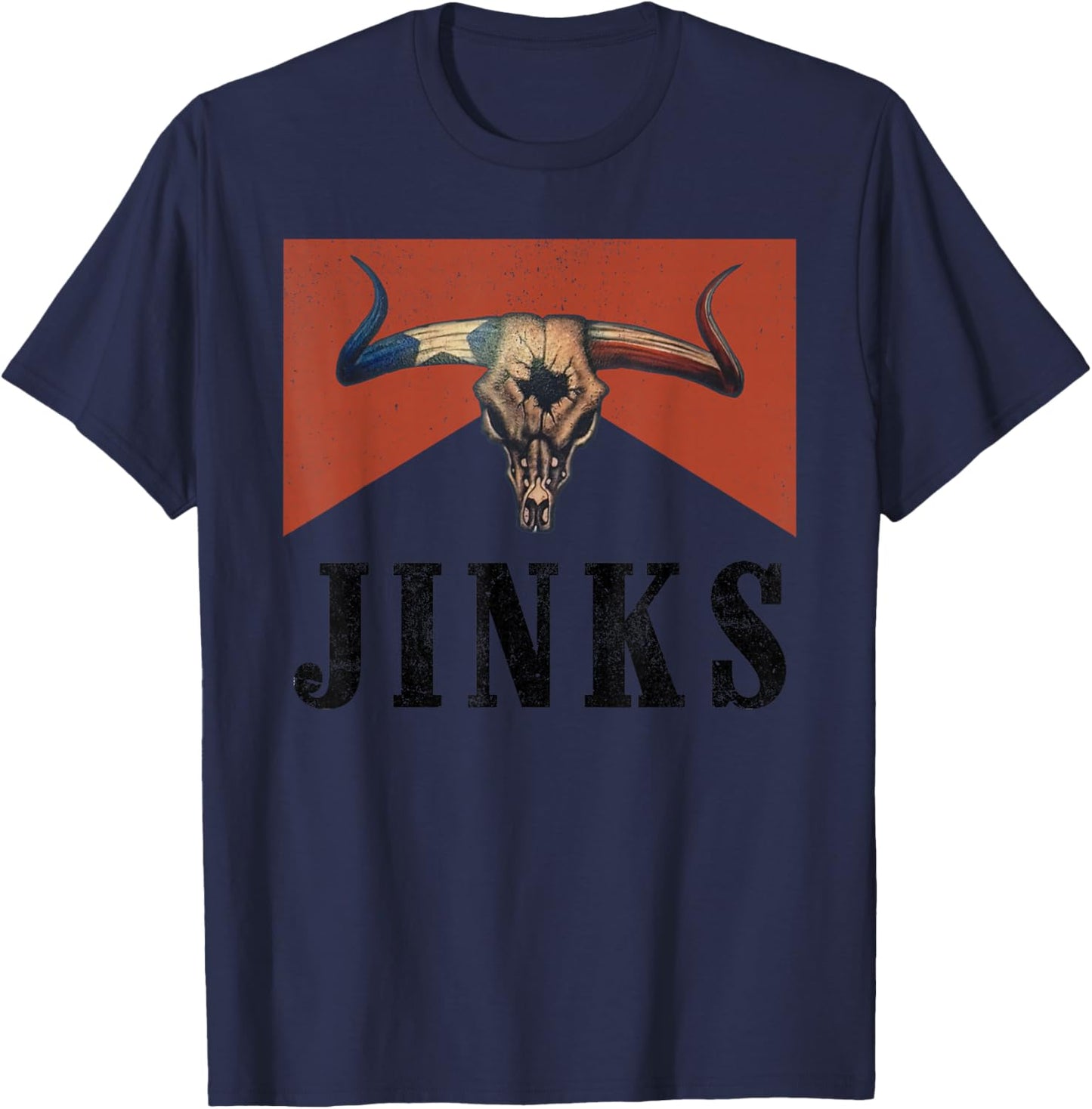 Vintage Jinks Name Personalized Women Kids T-Shirt - T-Shirt | Navy