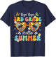 Goodbye 3rd Grade Hello Summer Teacher Boys Girls T-Shirt - T-Shirt | Navy