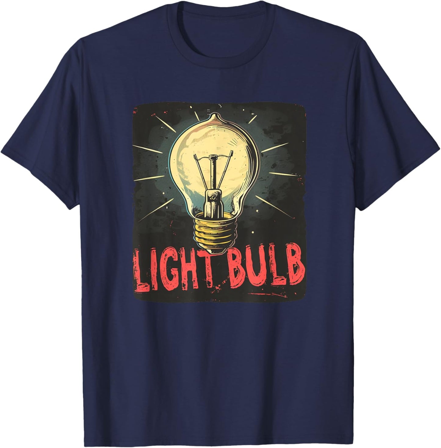 Cool light bulb Costume for Kids and Adults T-Shirt - T-Shirt | Navy