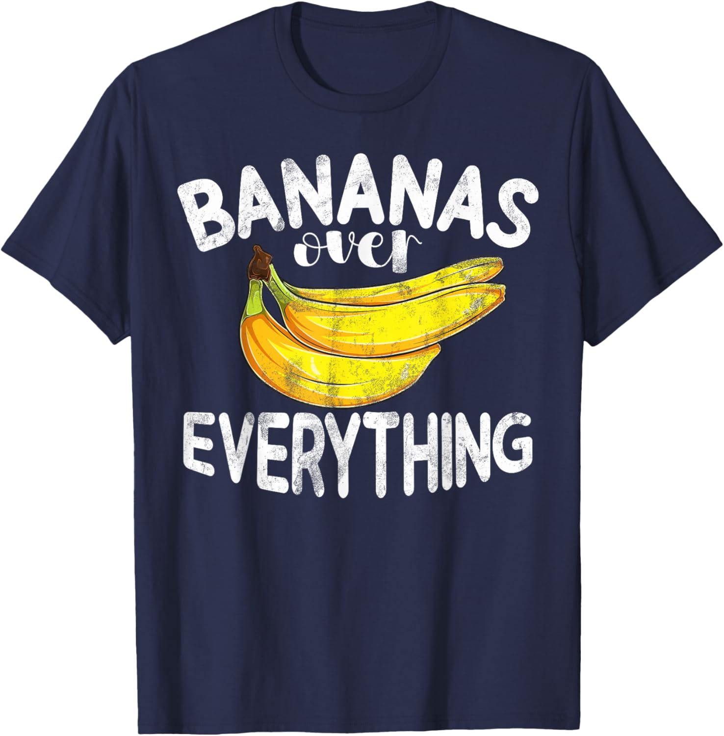 Bananas Over Everything Banana T-Shirt - T-Shirt | Navy