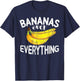 Bananas Over Everything Banana T-Shirt - T-Shirt | Navy