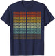 Hungarian Warmblood Horse Retro T-Shirt - T-Shirt | Navy