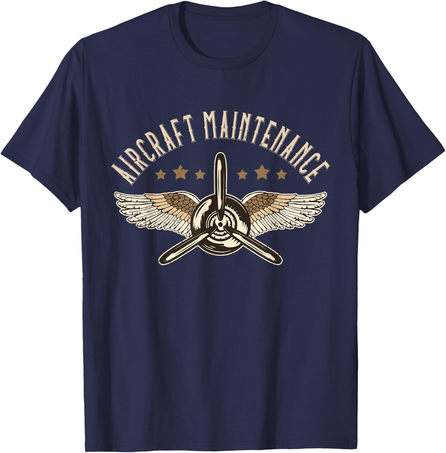 Aircraft Maintenance Airplane Mechanics Aircraft Mechanic T-Shirt - T-Shirt | Navy