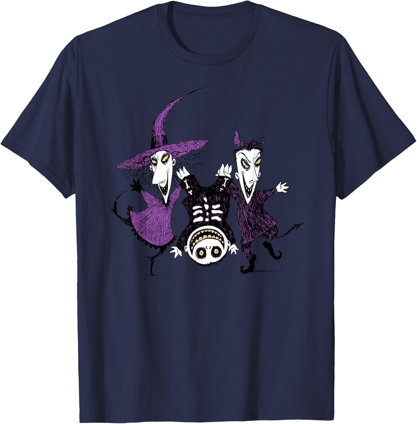 Disney Halloween Nightmare Before Christmas Trick or Treat T-Shirt - T-Shirt | Navy