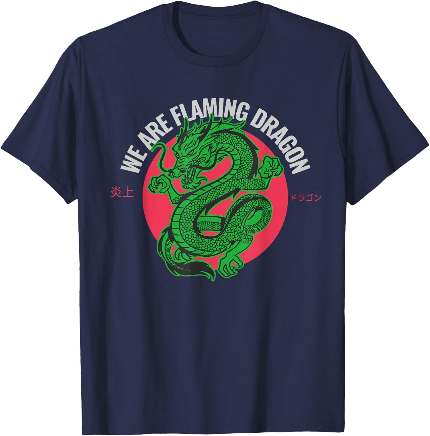 Tropic Thunder, Flaming Dragon, Funny , Classic Movie T-Shirt - T-Shirt | Navy