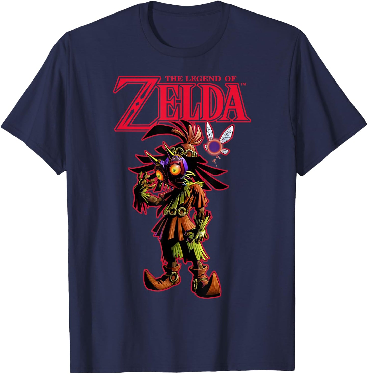 The Legend of Zelda Majora's Mask Portrait T-Shirt - T-Shirt | Navy