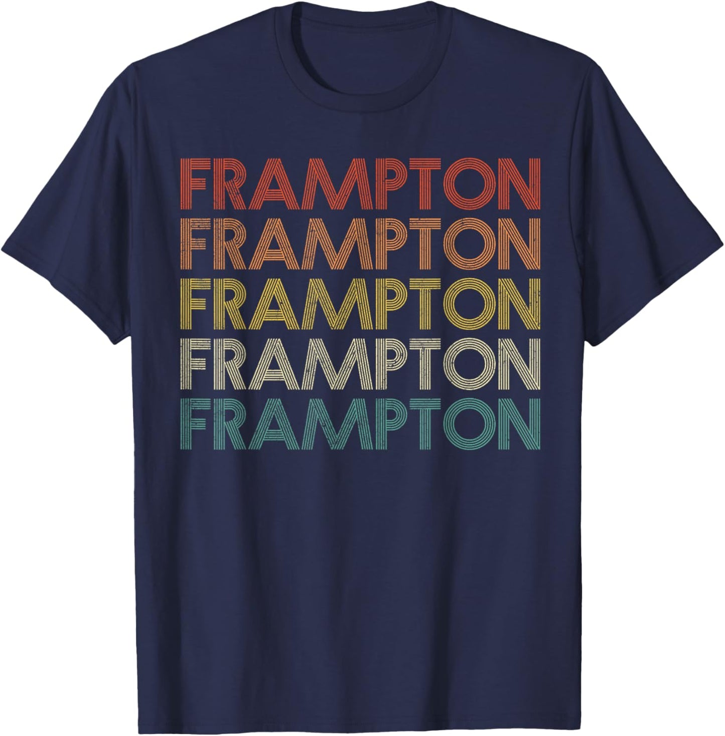 Frampton Vintage Retro T-Shirt - T-Shirt | Navy