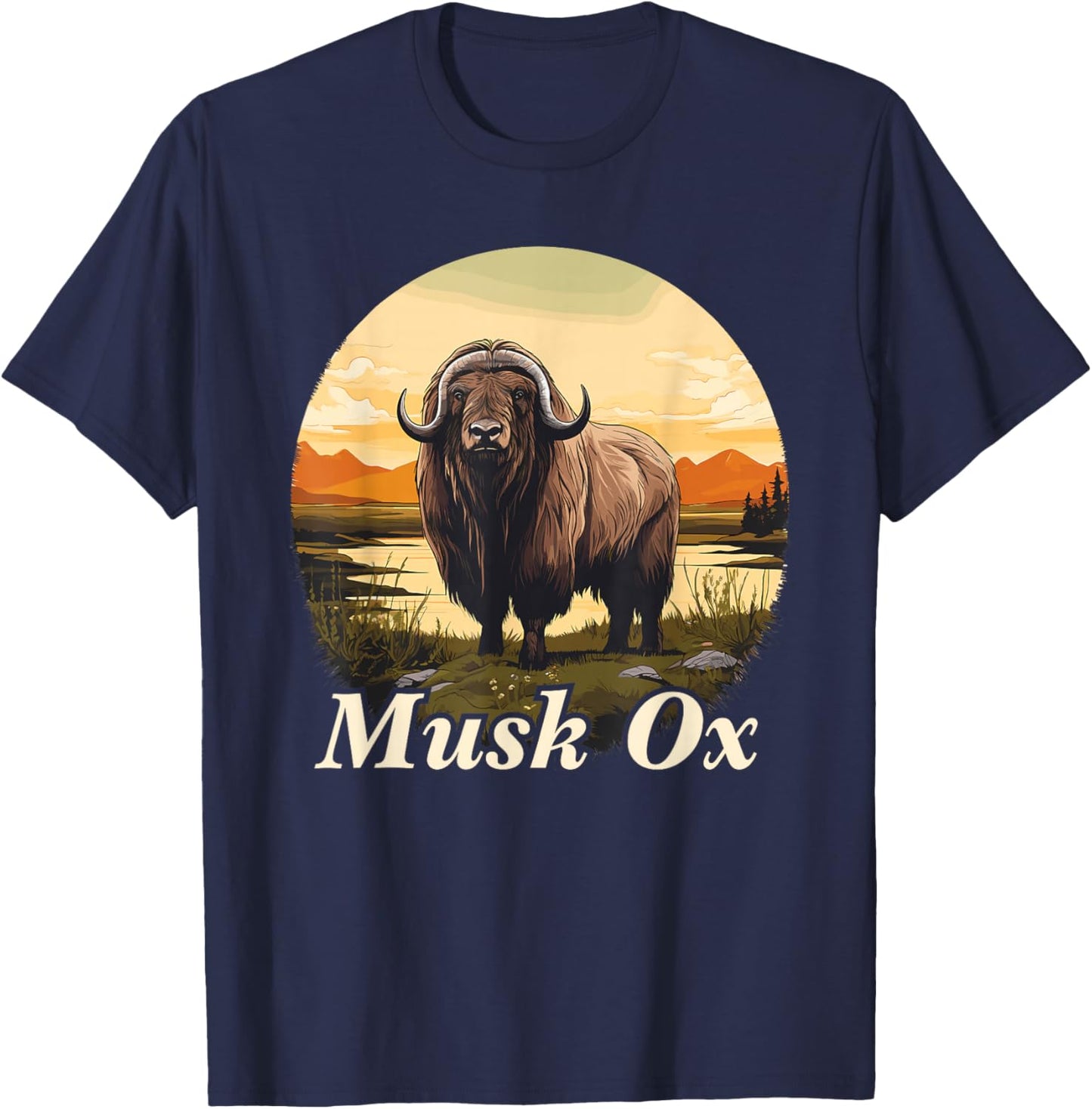 Musk Ox T-Shirt - T-Shirt | Navy