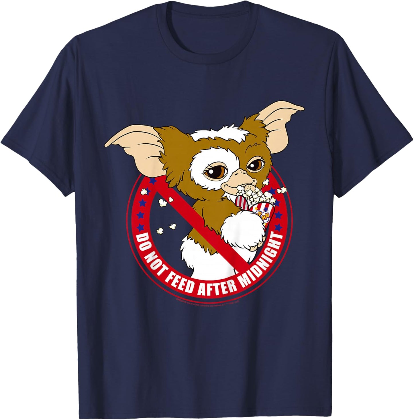Kids Gremlins Gizmo Do No Feed After Midnight T-Shirt - T-Shirt | Navy