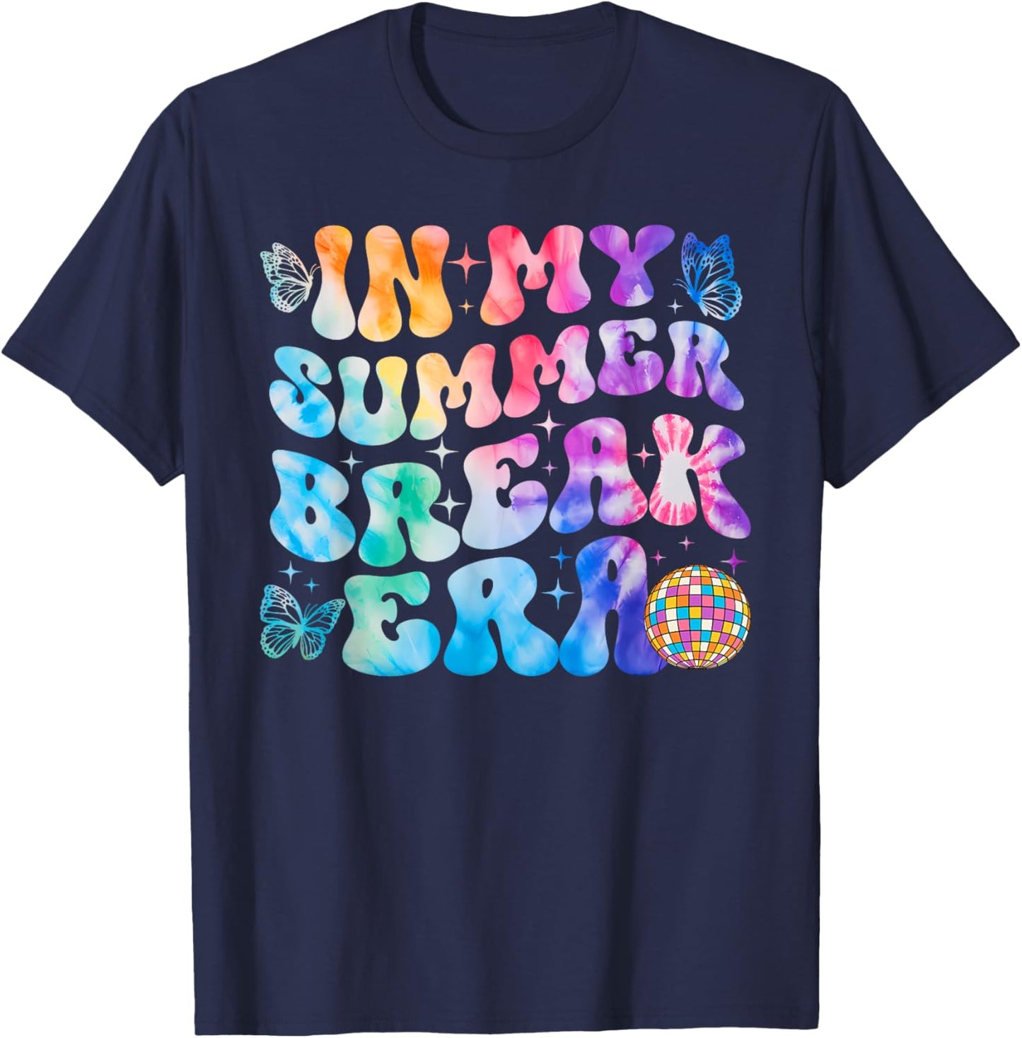 Happy Last Day of School In My Summer Era Teacher Women Kids T-Shirt - T-Shirt | Navy