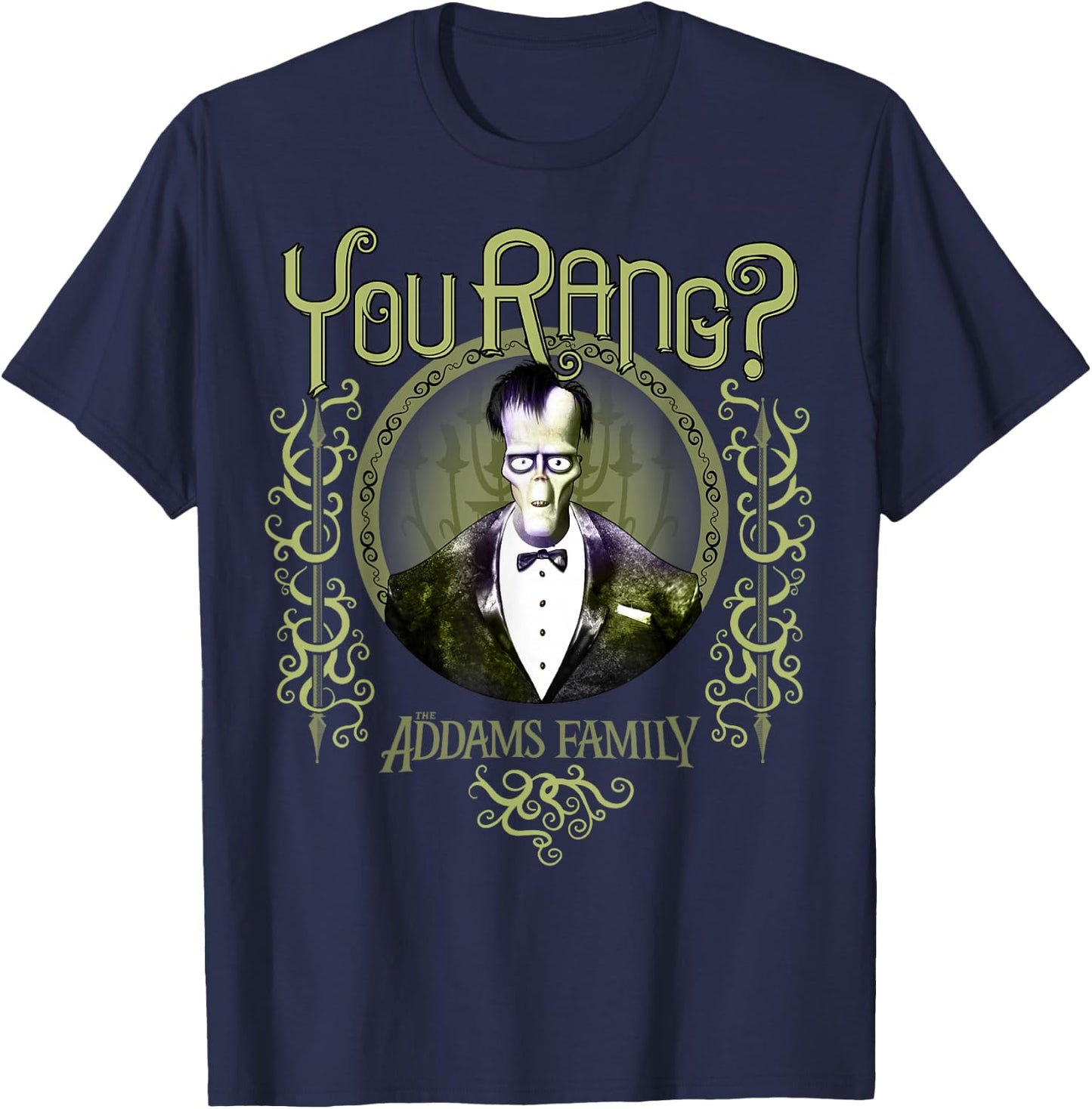 Addams Family Lurch You Rang? Portrait Small T-Shirt - T-Shirt | Navy