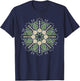 Banjo Mandala Bluegrass, Mindfulness & Nature Graphic Small T-Shirt - T-Shirt | Navy