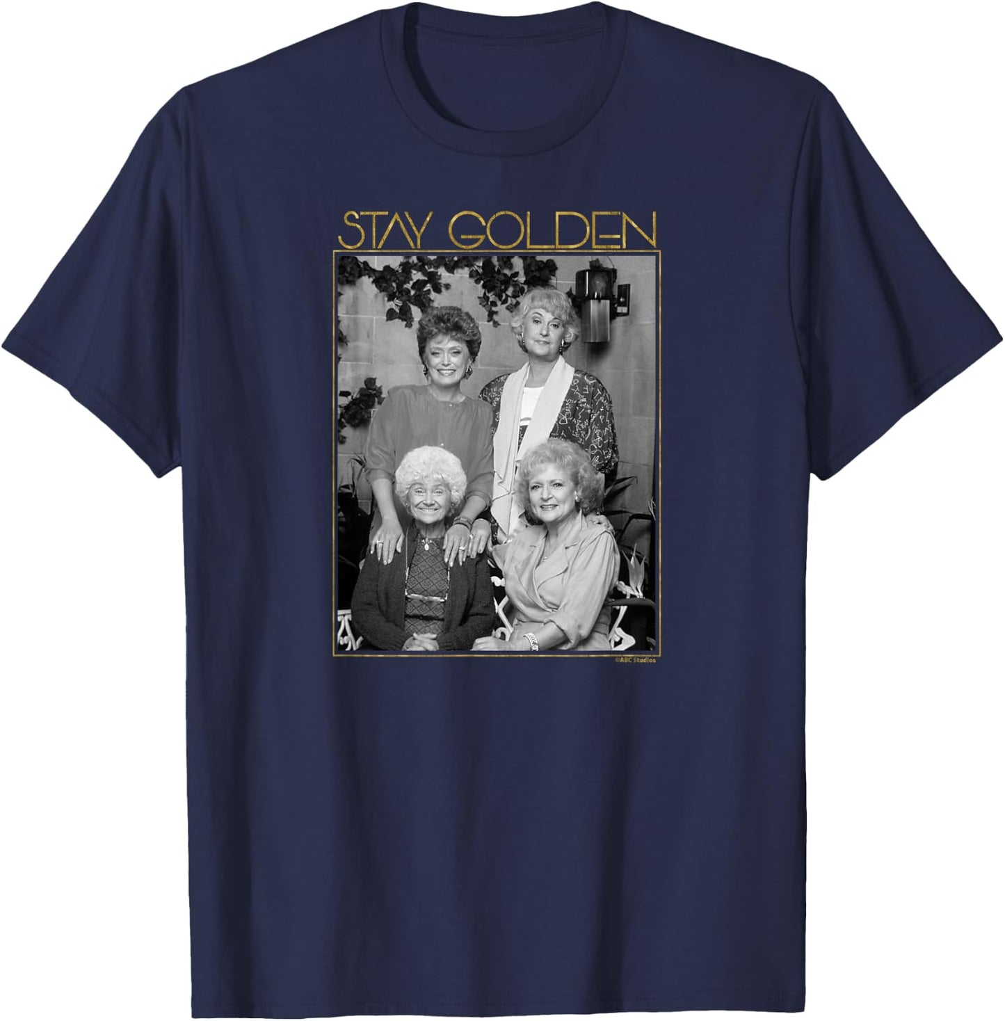 The Golden Girls - Rose Blanche Sophia Dorothy T-Shirt - T-Shirt | Navy