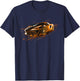 Supercar Exotic Sports Car Concept Car Poster Style Graphic T-Shirt - T-Shirt | Navy